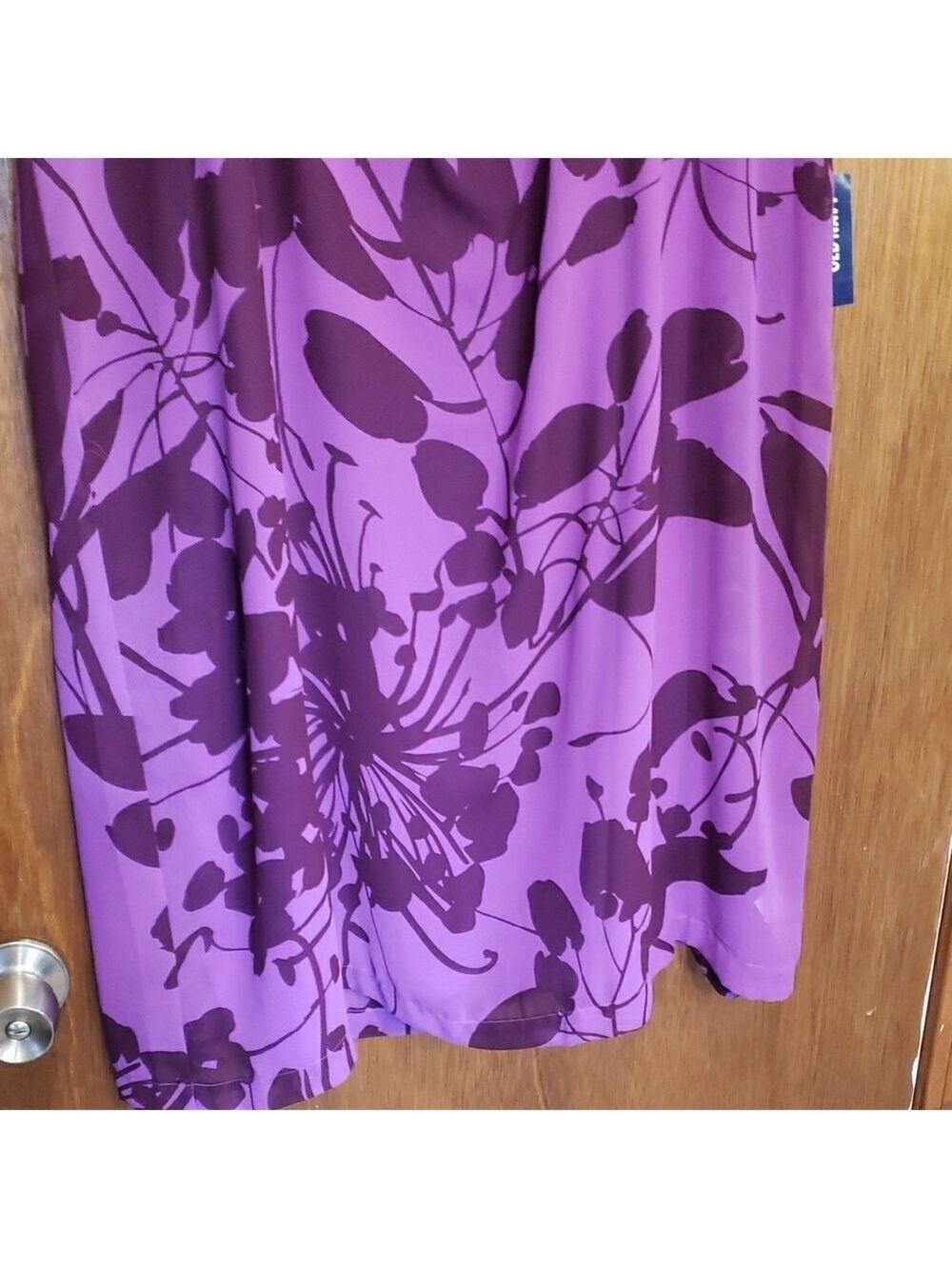 Old Navy Purple Floral Print Shift Dress - Picture 3 of 13